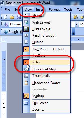 Hiện Thanh Ruler Trong Word 2007 2010 2003 Nhanh Nhất