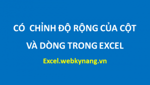 cách chỉnh độ rộng của dòng độ rộng của cột trong excel 2007 2010 2003 cach chinh do rong cua dong do rong cua cot trong excel 2007 2010 2003