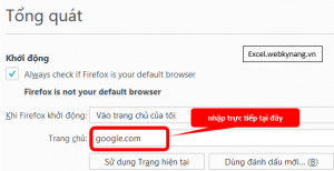 cách đặt google làm trang chủ trong firefox cach dat google lam trang chu trong firefox chrome internet explorer 1