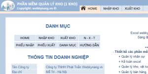 phan mem quan ly kho hang trong 1 kho