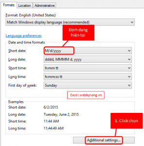 cách gõ ngày tháng trong excel 2007 2010 2013 2003