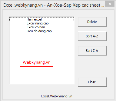 cong-cu-quan-ly-sheet-1 công cụ ẩn - sắp xếp - xóa sheet trong excel