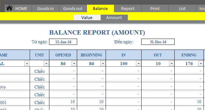 view balanced report