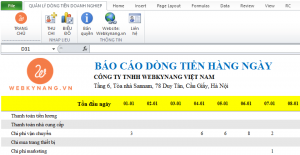 mau file quan ly dong tien bang excel cho doanh nghiep Mẫu File quản lý dòng tiền bằng Excel cho Doanh nghiệp
